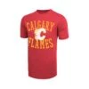 '47 BRAND Calgary Flames 47 Brand Archie Tee Shirt -Baue Hockey Shop 47 brand shirts calgary flames 47 brand archie tee shirt red s 28744390115394