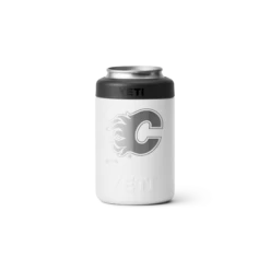 YETI Rambler Colster 2.0 - Calgary Flames -Baue Hockey Shop W Rambler 12oz can Colster White Front 4142 Flames B