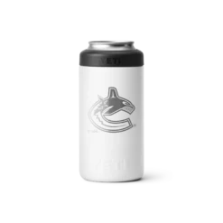 YETI Rambler Tall Colster - Vancouver Canucks 11 YETI Rambler Tall Colster - Vancouver Canucks -Baue Hockey Shop W Rambler 16oz Tall Colster White Front 4130 Canucks B