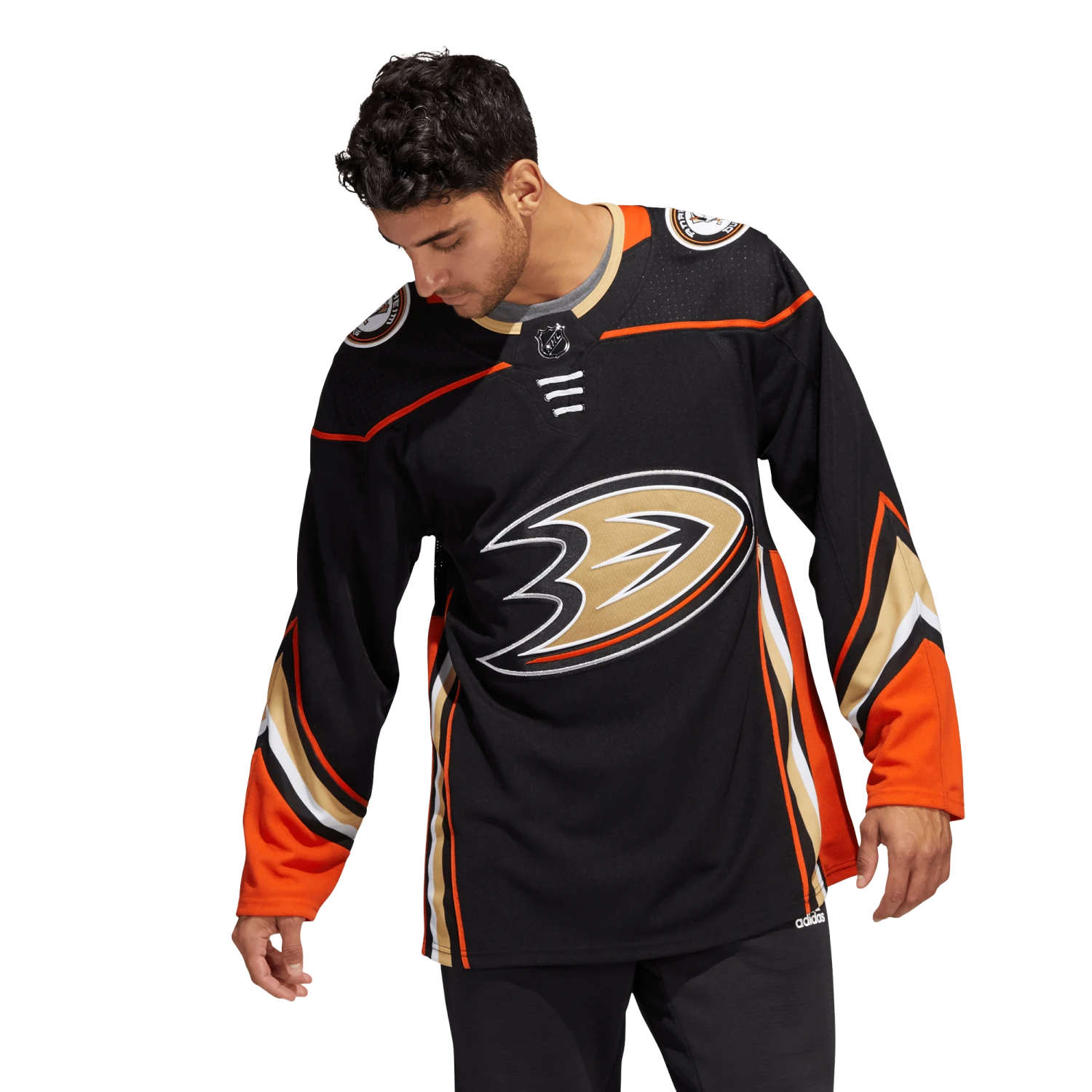 Anaheim Ducks Home Adidas PrimeGreen Senior Jersey 5 Anaheim Ducks Home Adidas PrimeGreen Senior Jersey - Image 3