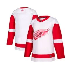 Detroit Red Wings Away Adidas Authentic Senior Jersey