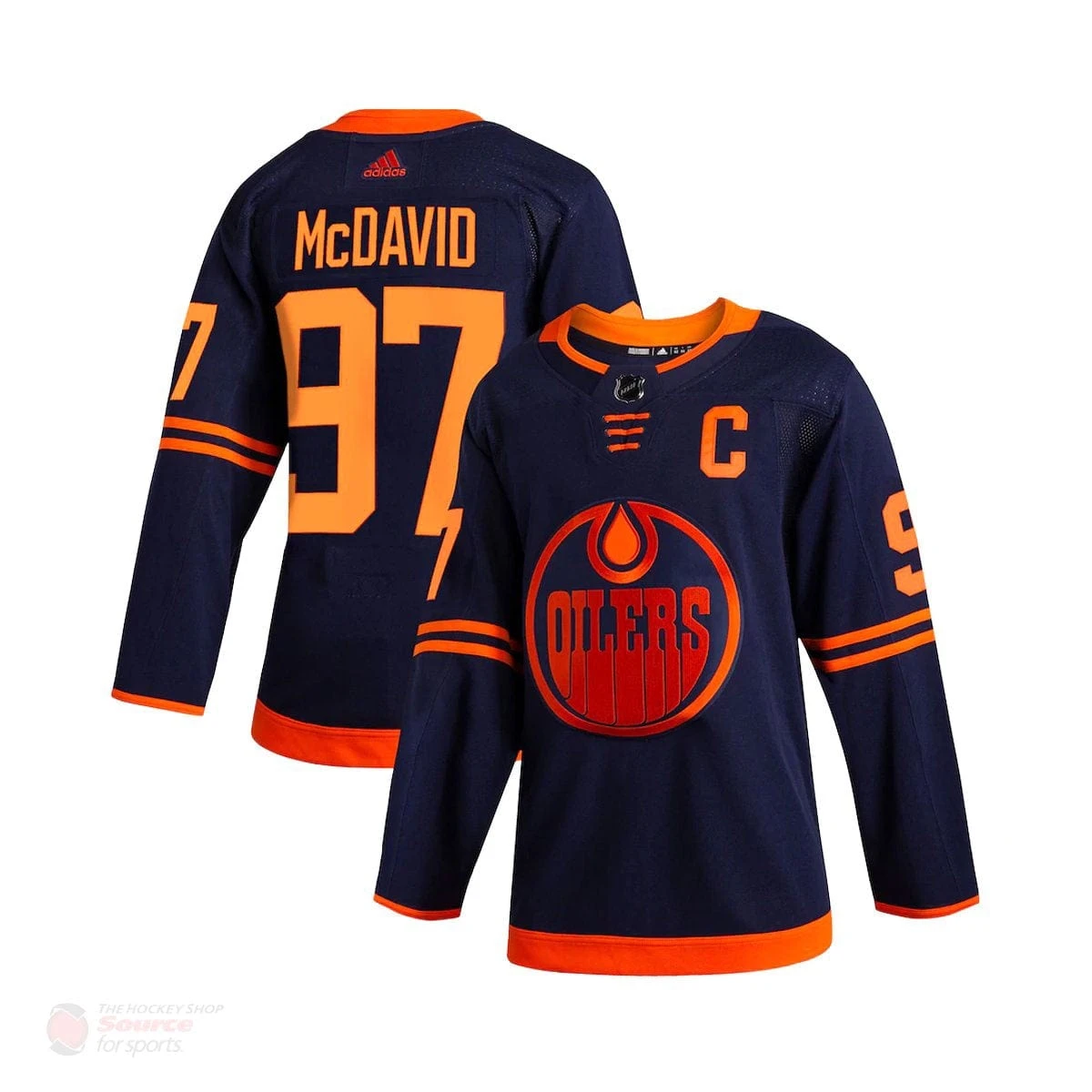 Edmonton Oilers Alternate Adidas Authentic Senior Jersey - Connor McDavid 3 Edmonton Oilers Alternate Adidas Authentic Senior Jersey - Connor McDavid