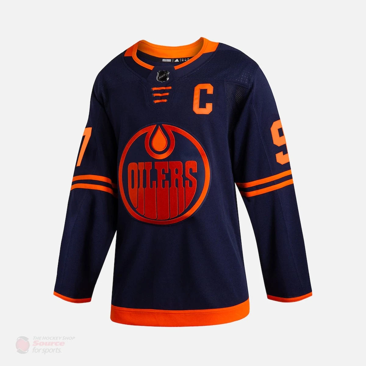 Edmonton Oilers Alternate Adidas Authentic Senior Jersey - Connor McDavid 4 Edmonton Oilers Alternate Adidas Authentic Senior Jersey - Connor McDavid - Image 2