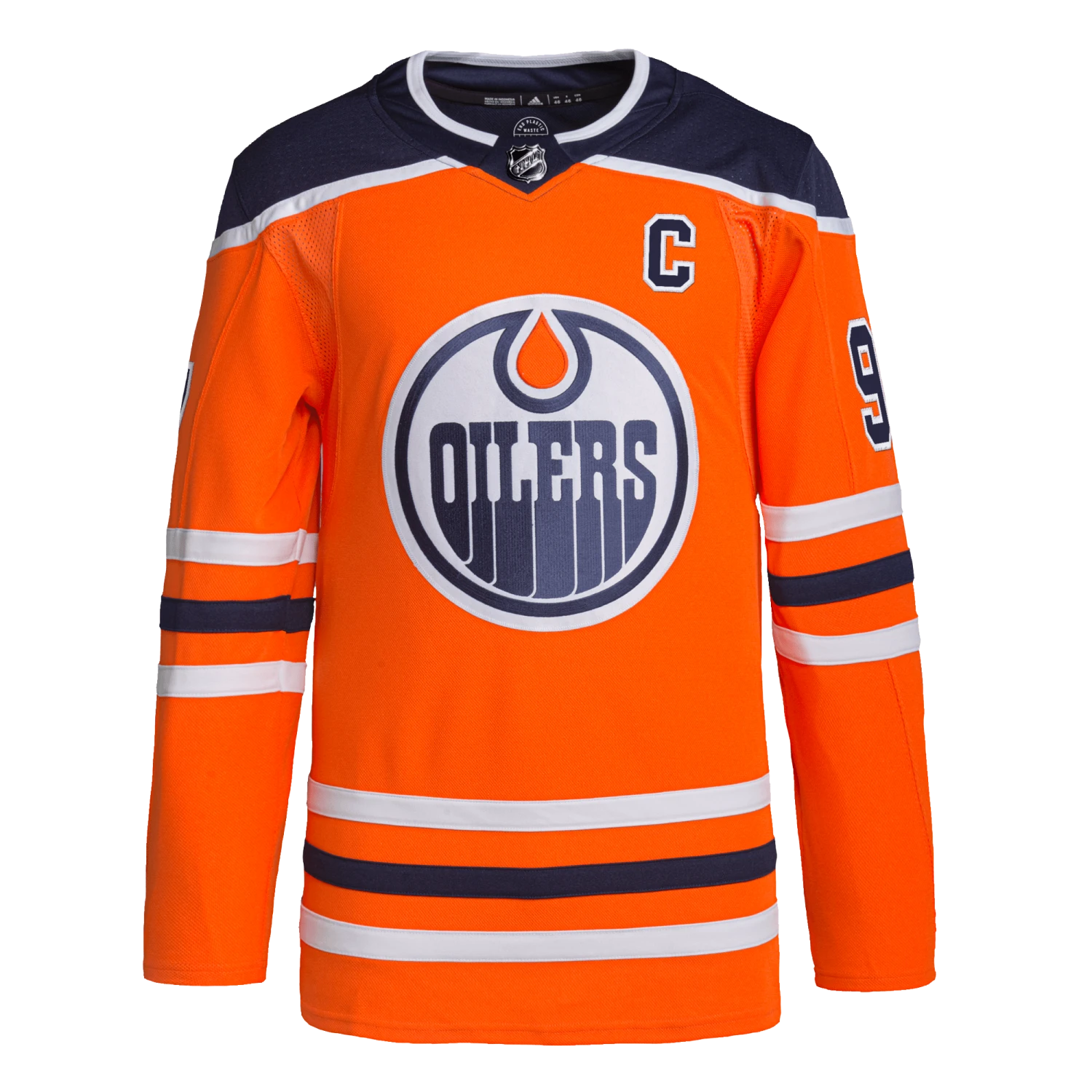 Edmonton Oilers Home Adidas PrimeGreen Senior Jersey (2021) - Connor McDavid 5 Edmonton Oilers Home Adidas PrimeGreen Senior Jersey (2021) - Connor McDavid - Image 3