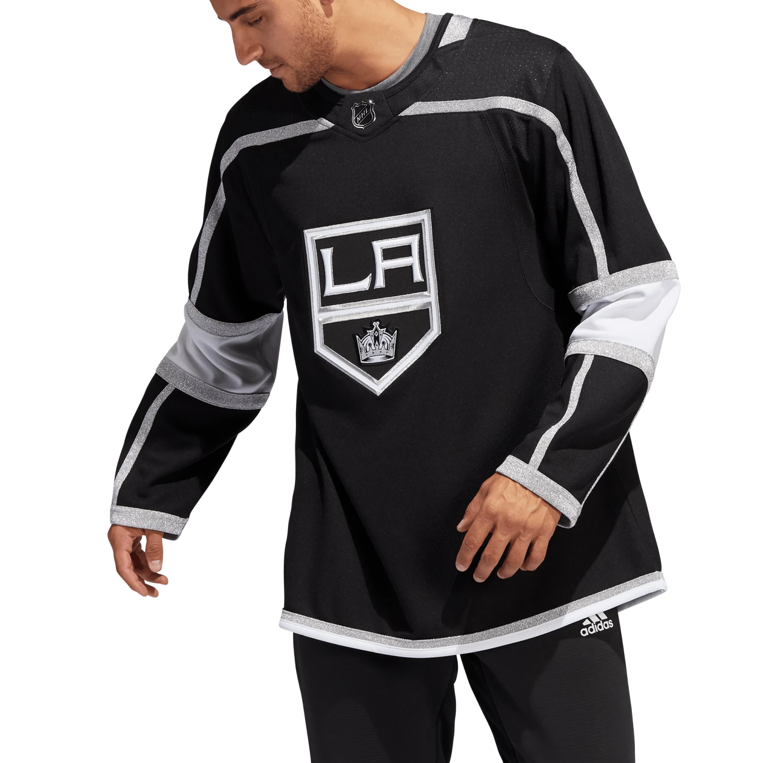 Los Angeles Kings Home Adidas PrimeGreen Senior Jersey 8 Los Angeles Kings Home Adidas PrimeGreen Senior Jersey - Image 6