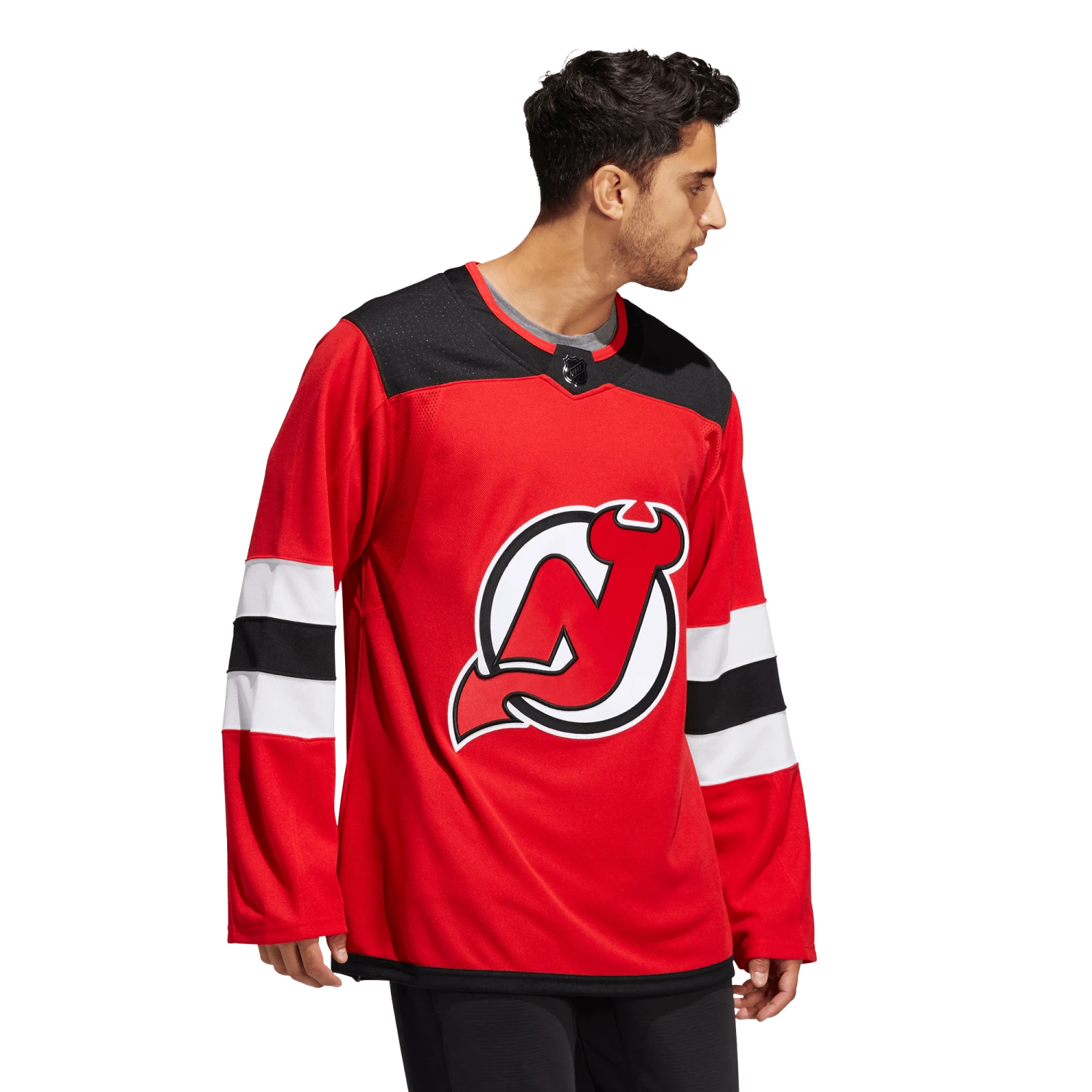 New Jersey Devils Home Adidas PrimeGreen Senior Jersey 5 New Jersey Devils Home Adidas PrimeGreen Senior Jersey - Image 3