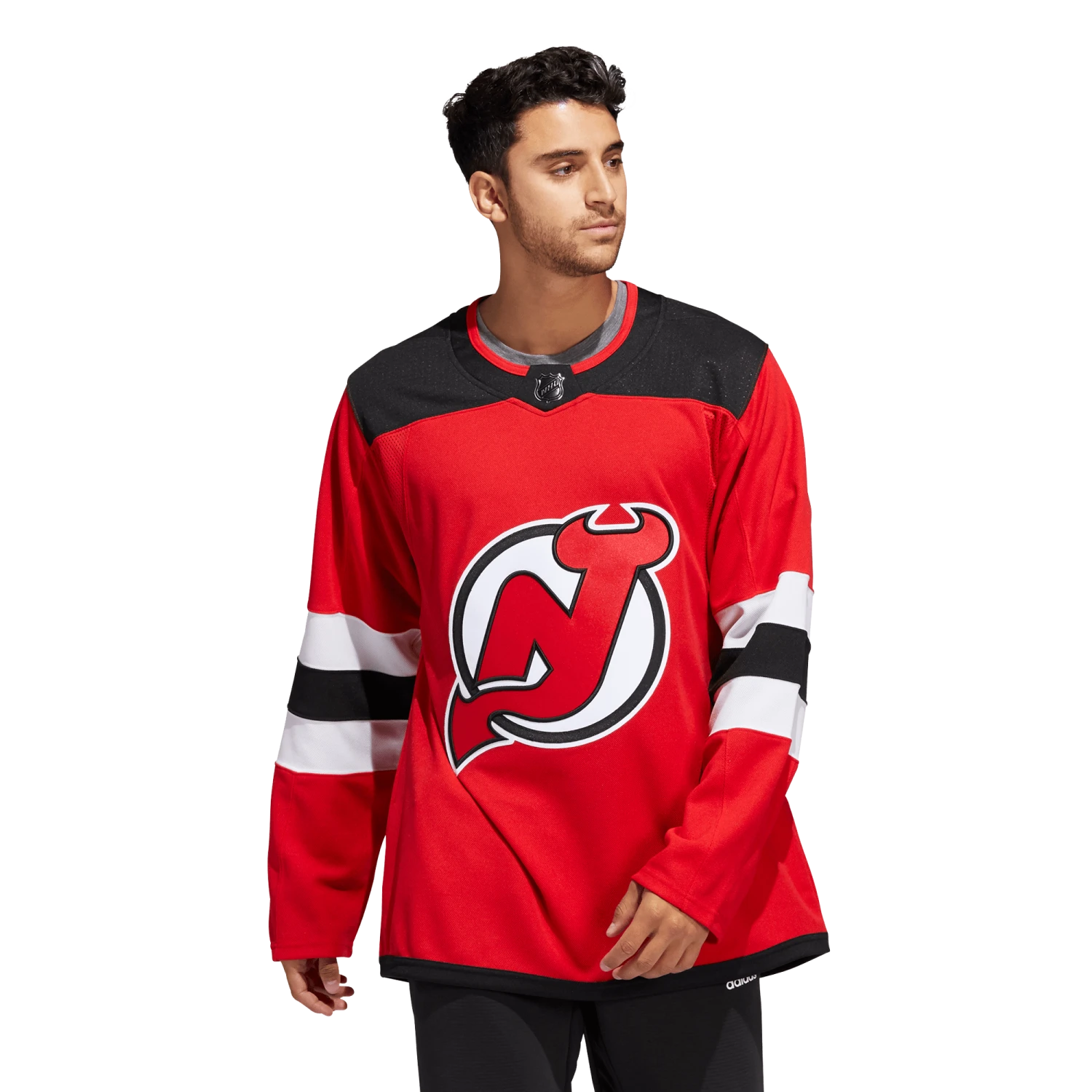 New Jersey Devils Home Adidas PrimeGreen Senior Jersey 4 New Jersey Devils Home Adidas PrimeGreen Senior Jersey - Image 2