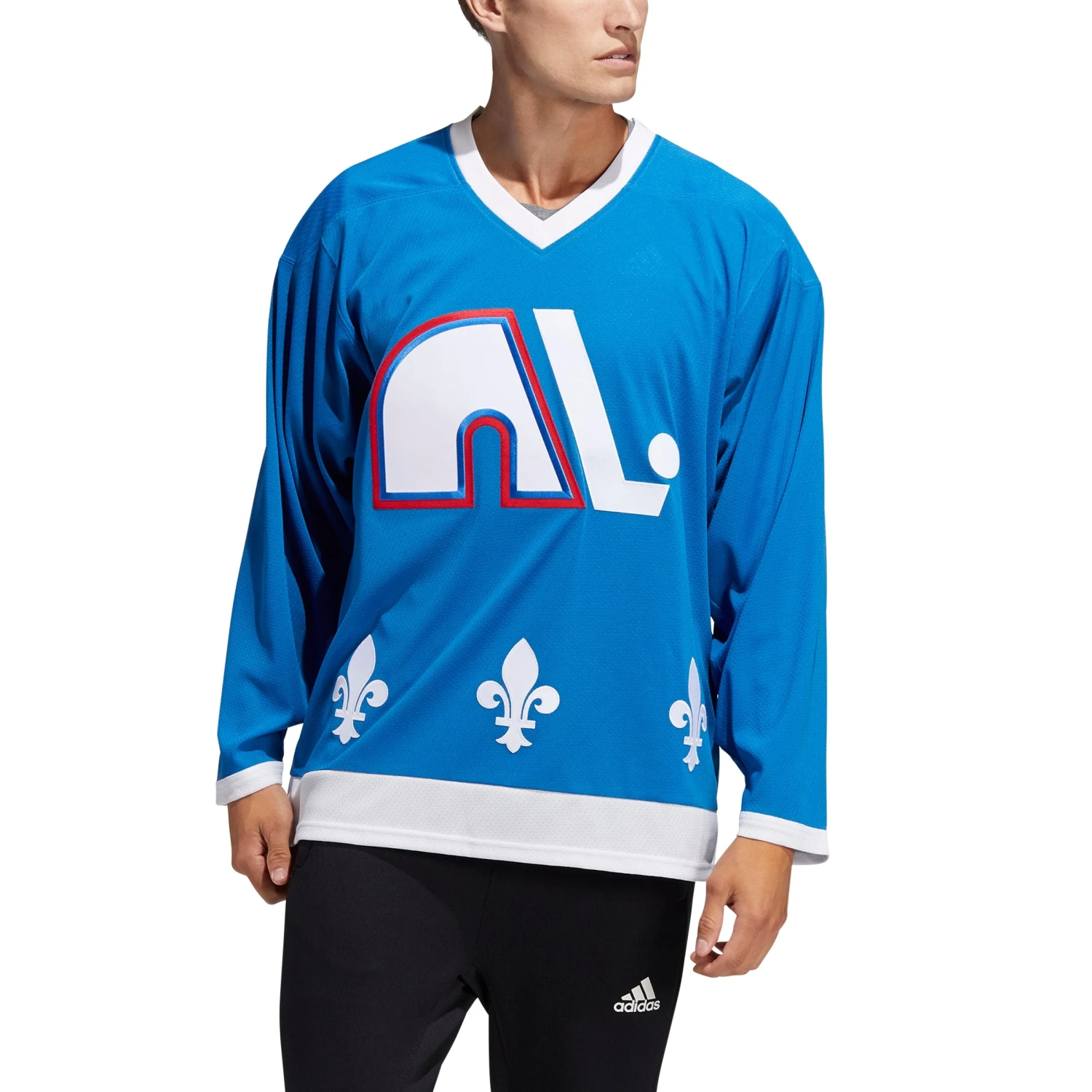 Quebec Nordiques Adidas Team Classic Senior Jersey 5 Quebec Nordiques Adidas Team Classic Senior Jersey - Image 3