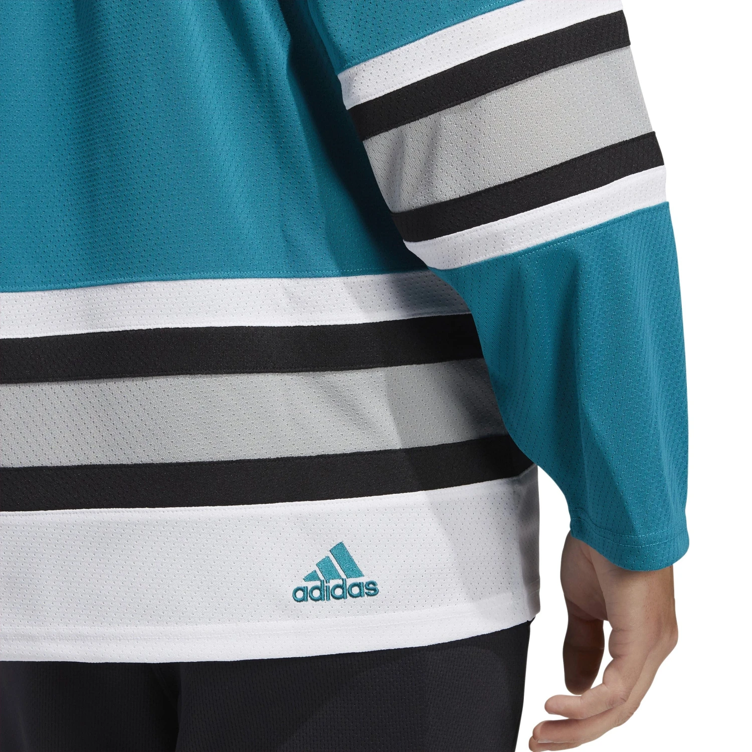San Jose Sharks Adidas Team Classic Senior Jersey 9 San Jose Sharks Adidas Team Classic Senior Jersey - Image 7