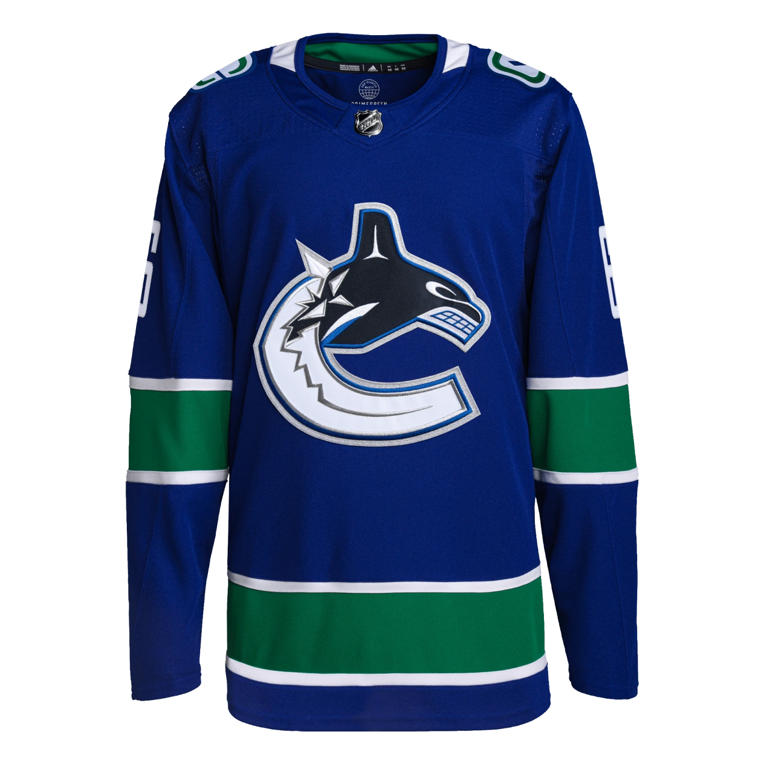 Vancouver Canucks Home Adidas PrimeGreen Senior Jersey - Brock Boeser 4 Vancouver Canucks Home Adidas PrimeGreen Senior Jersey - Brock Boeser - Image 2