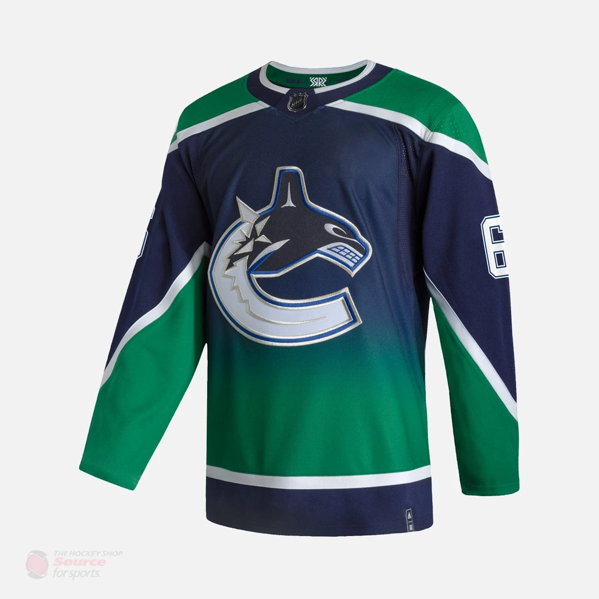 Vancouver Canucks Reverse Retro Adidas Authentic Senior Jersey - Brock Boeser 5 Vancouver Canucks Reverse Retro Adidas Authentic Senior Jersey - Brock Boeser - Image 3