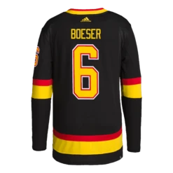 Vancouver Canucks Skate Adidas PrimeGreen Senior Jersey - Brock Boeser
