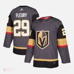 Vegas Golden Knights Home Adidas Authentic Senior Jersey - Marc-Andre Fleury -Baue Hockey Shop adidas nhl jerseys vegas golden knights home adidas authentic senior jersey marc andre fleury grey 54 xl 12850826215490