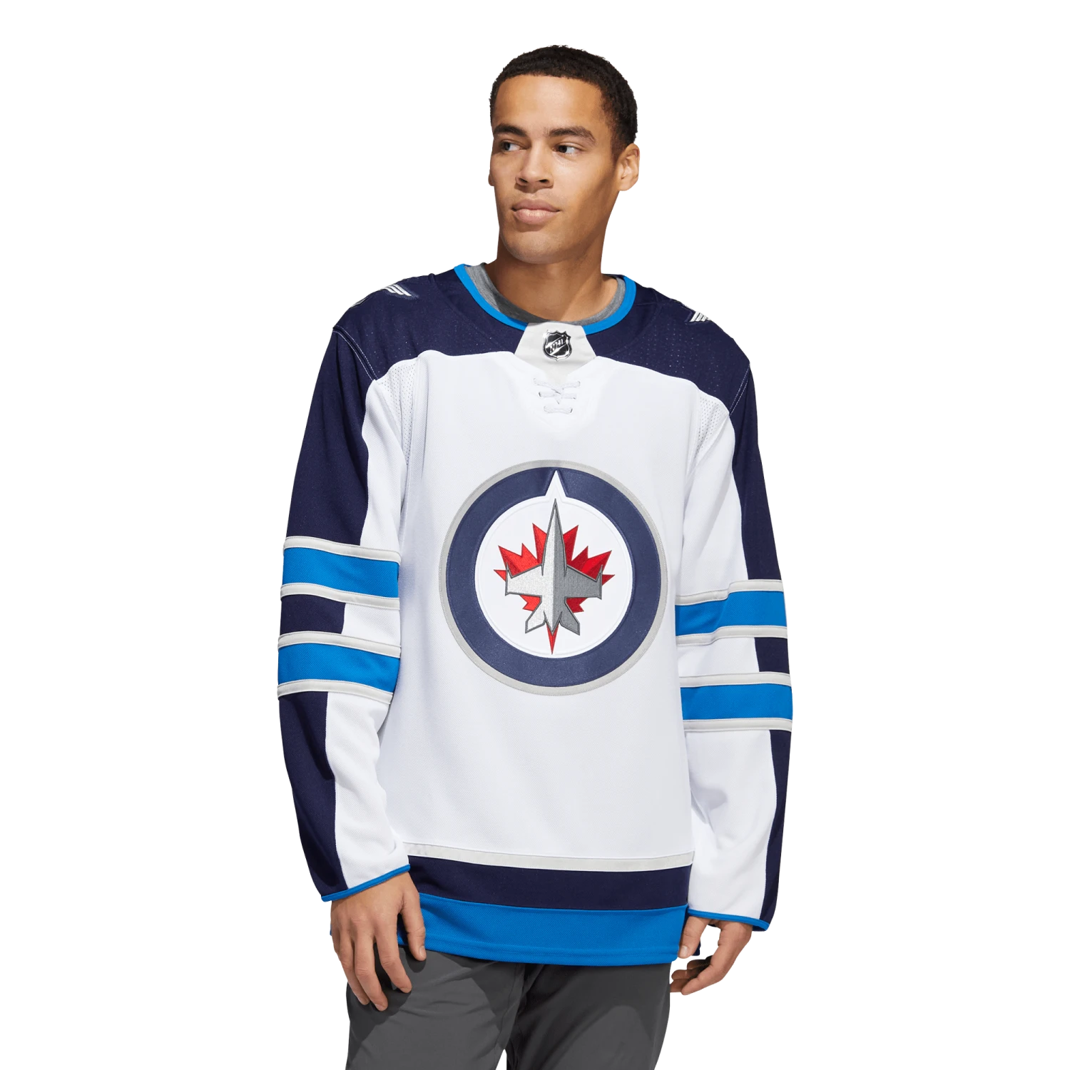 Winnipeg Jets Away Home Adidas PrimeGreen Senior Jersey 4 Winnipeg Jets Away Home Adidas PrimeGreen Senior Jersey - Image 2