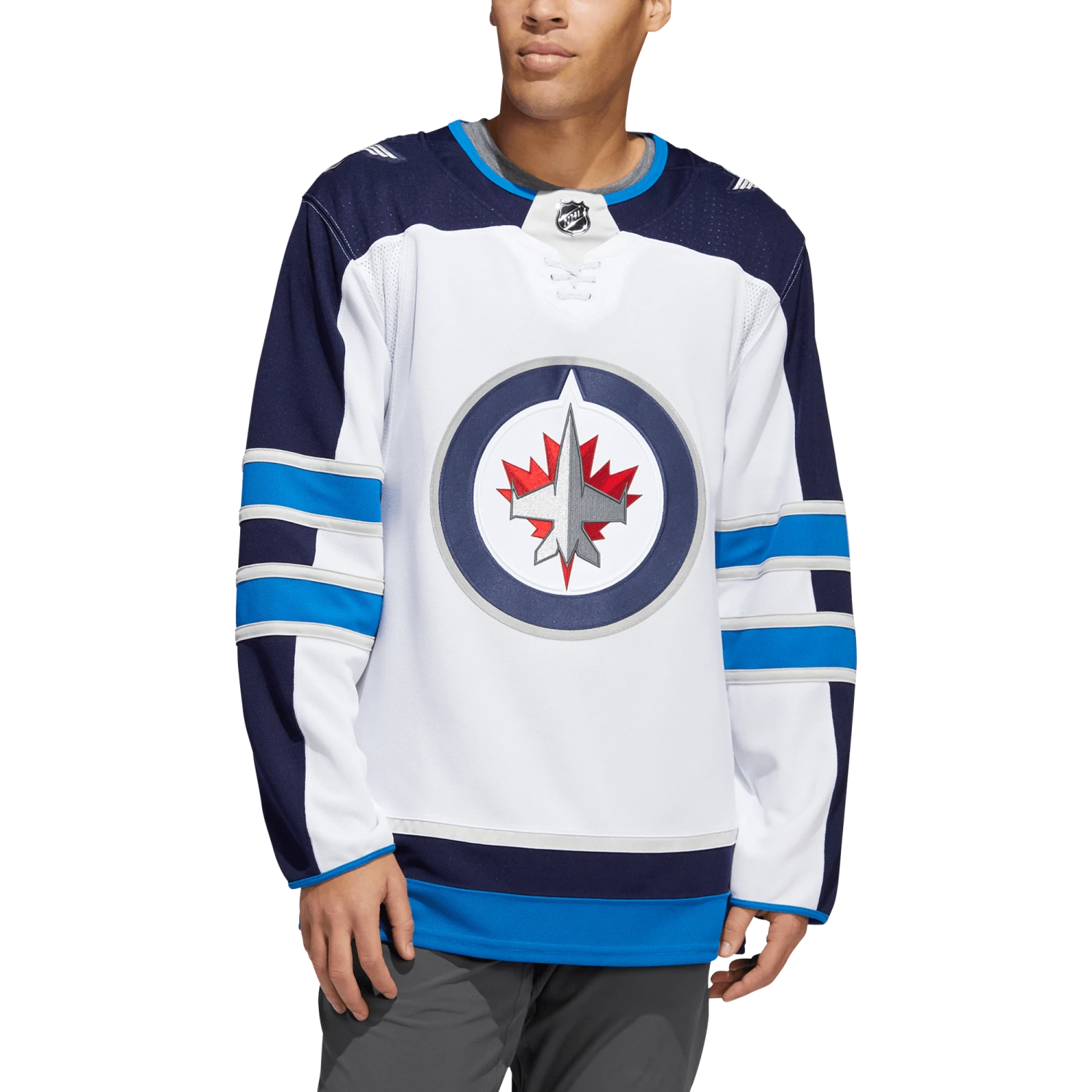 Winnipeg Jets Away Home Adidas PrimeGreen Senior Jersey 7 Winnipeg Jets Away Home Adidas PrimeGreen Senior Jersey - Image 5