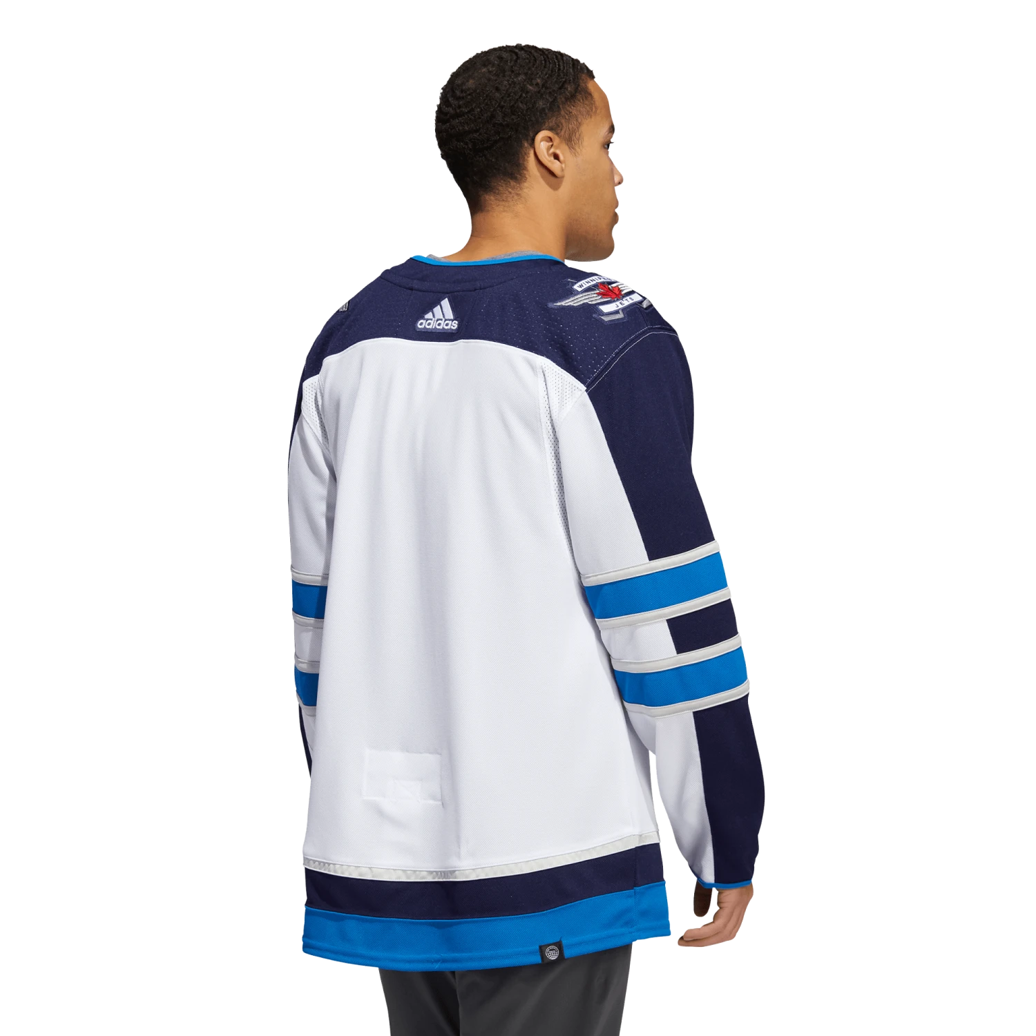 Winnipeg Jets Away Home Adidas PrimeGreen Senior Jersey 6 Winnipeg Jets Away Home Adidas PrimeGreen Senior Jersey - Image 4