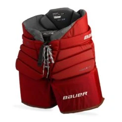 Bauer Elite Senior Goalie Pants S23 -Baue Hockey Shop bauer canada goalie pants senior bauer elite senior goalie pants red l 30267428044866