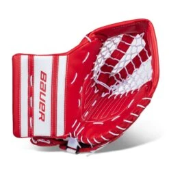 Bauer GSX Intermediate Goalie Catcher S20 -Baue Hockey Shop bauer catchers bauer gsx intermediate goalie catcher red regular 28743621836866