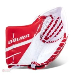 Bauer Supreme 3S Intermediate Goalie Catcher -Baue Hockey Shop bauer catchers bauer supreme 3s intermediate goalie catcher white red regular 28743621705794