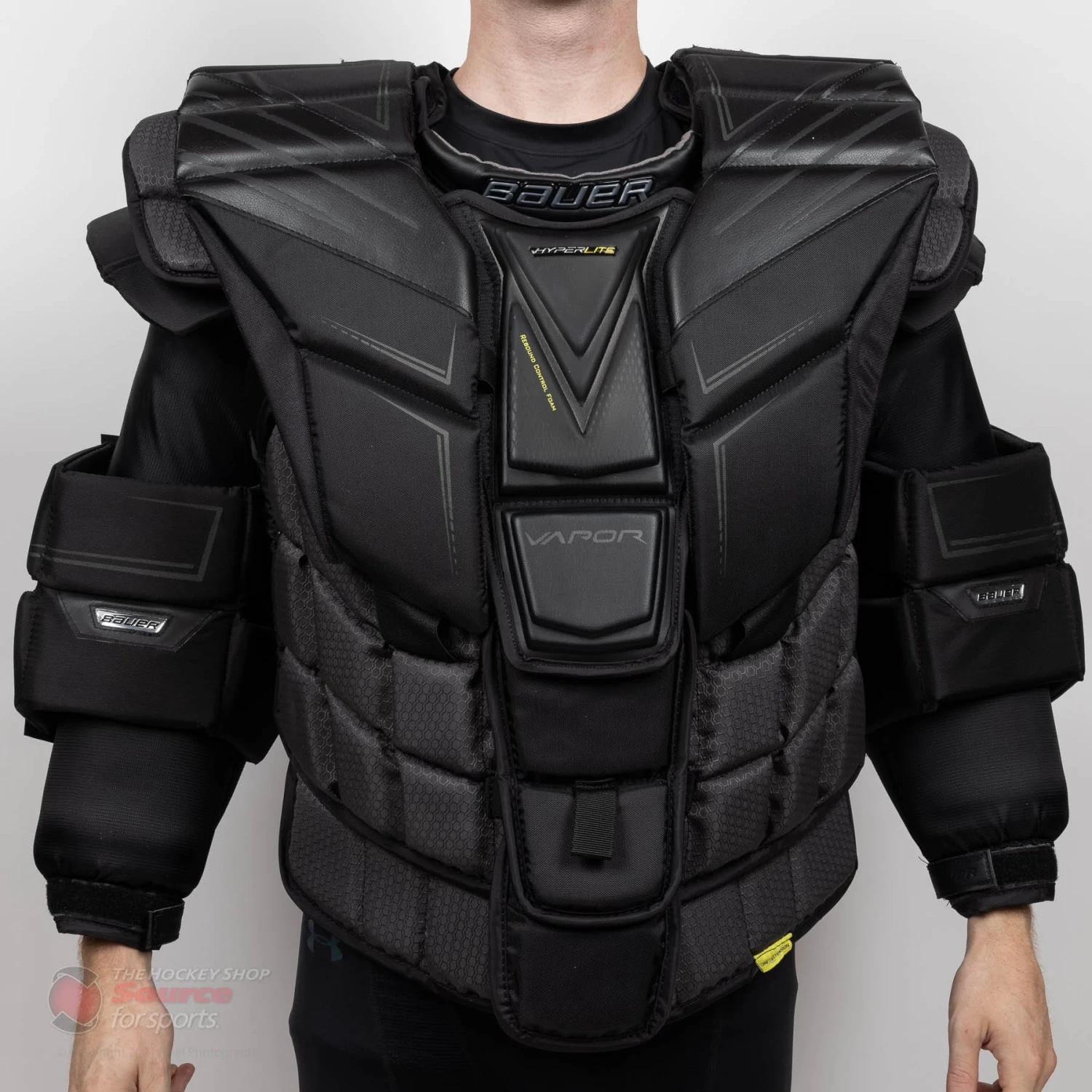 Bauer Vapor HyperLite Senior Chest & Arm Protector - Black 4 Bauer Vapor HyperLite Senior Chest & Arm Protector - Black - Image 2