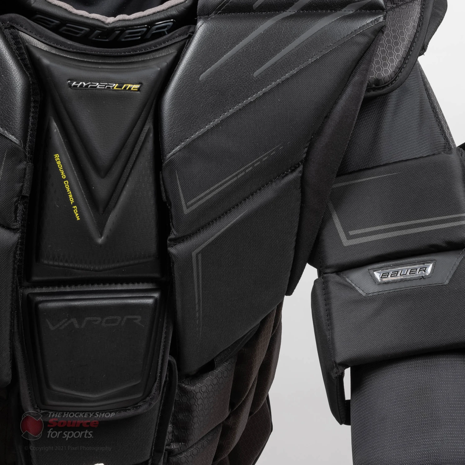Bauer Vapor HyperLite Senior Chest & Arm Protector - Black 10 Bauer Vapor HyperLite Senior Chest & Arm Protector - Black - Image 8