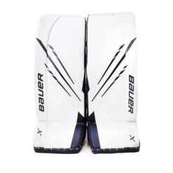 Bauer Vapor 3X Intermediate Goalie Leg Pads -Baue Hockey Shop bauer leg pads bauer vapor 3x intermediate goalie leg pads white white navy l 29973257093186