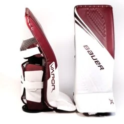 Bauer Vapor Pro Custom Senior Goalie Leg Pads - Matt Welsh -Baue Hockey Shop bauer leg pads bauer vapor pro custom senior goalie leg pads matt welsh huskies m 30055551402050