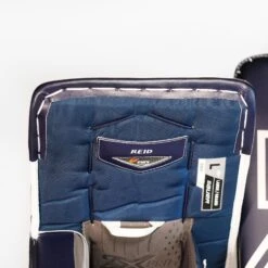 Bauer Vapor Pro Custom Senior Goalie Leg Pads - Nate Reid -Baue Hockey Shop bauer leg pads bauer vapor pro custom senior goalie leg pads nate reid bull dogs l 30055552188482