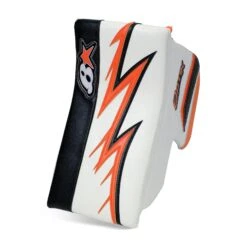 Brian's OPTik 3 Senior Goalie Blocker - Slash Graphic -Baue Hockey Shop brian s blockers brian s g netik v senior goalie blocker slash graphic black orange regular 30642583896130