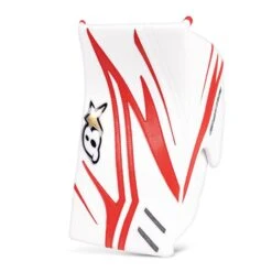 Brian's OPTiK X2 Senior Goalie Blocker -Baue Hockey Shop brian s blockers brian s optik x2 senior goalie blocker white red regular 28741221548098