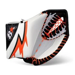 Brian's G-NETik V Senior Goalie Catcher - Slash Graphic 11 Brian's G-NETik V Senior Goalie Catcher - Slash Graphic -Baue Hockey Shop brian s catchers brian s g netik v senior goalie catcher slash graphic black orange regular 30642579013698