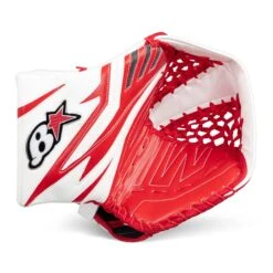 Brian's OPTiK 2 Pro Senior Goalie Catcher -Baue Hockey Shop brian s catchers brian s optik 2 pro senior goalie catcher white red regular 28743618330690