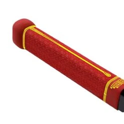 Buttendz Flux Z Butt-End Tape Grip -Baue Hockey Shop buttendz butt end grips buttendz flux z butt end tape grip red yellow 29274167509058