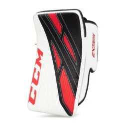 CCM Extreme Flex 4 Pro Senior Goalie Blocker -Baue Hockey Shop ccm blockers ccm extreme flex 4 pro senior goalie blocker white black red regular 28741225283650