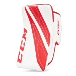 CCM Extreme Flex 4 Pro Senior Goalie Blocker -Baue Hockey Shop ccm blockers ccm extreme flex 4 pro senior goalie blocker white white red regular 28741225316418