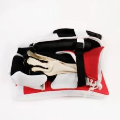 CCM Extreme Flex 4 Pro Stock Senior Goalie Blocker - Carey Price -Baue Hockey Shop ccm blockers ccm extreme flex 4 pro stock senior goalie blocker carey price white red regular 29069828554818