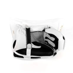 CCM Extreme Flex 4 Pro Stock Senior Goalie Blocker - Maxime Lagace -Baue Hockey Shop ccm blockers ccm extreme flex 4 pro stock senior goalie blocker maxime lagace white black sport gold regular 30347038818370