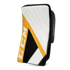 CCM Extreme Flex E5.5 Senior Goalie Blocker - Source Exclusive -Baue Hockey Shop ccm blockers ccm extreme flex e5 5 senior goalie blocker source exclusive boston bruins regular 28741228724290
