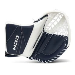 CCM Axis 2.9 Senior Goalie Catcher -Baue Hockey Shop ccm catchers ccm axis 2 9 senior goalie catcher white white navy navy regular 29106122522690