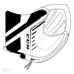 CCM Axis A1.5 Junior Goalie Catcher -Baue Hockey Shop ccm catchers ccm axis a1 5 junior goalie catcher white white black black regular 28743511801922