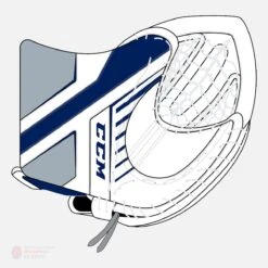 CCM Axis A1.9 Intermediate Goalie Catcher -Baue Hockey Shop ccm catchers ccm axis a1 9 intermediate goalie catcher white white navy silver regular 14023704346690