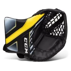 CCM Axis Senior Goalie Catcher 20 CCM Axis Senior Goalie Catcher -Baue Hockey Shop ccm catchers ccm axis senior goalie catcher black yellow regular 28743581433922
