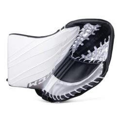 CCM Extreme Flex E5.9 Senior Goalie Catcher - Source Exclusive -Baue Hockey Shop ccm catchers ccm extreme flex e5 9 senior goalie catcher source exclusive white white black silver regular 28743587627074