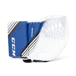 CCM YTFlex 2 Youth Goalie Catcher 16 CCM YTFlex 2 Youth Goalie Catcher -Baue Hockey Shop ccm catchers ccm ytflex 2 youth goalie catcher white blue black regular 28743614857282