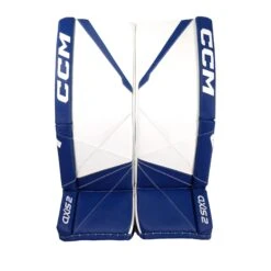 CCM Axis 2 Senior Goalie Leg Pads -Baue Hockey Shop ccm leg pads ccm axis 2 senior goalie leg pads white royal 33 1 5 29167383019586