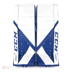 CCM Extreme Flex E5.5 Junior Goalie Leg Pads - Source Exclusive -Baue Hockey Shop ccm leg pads ccm extreme flex e5 5 junior goalie leg pads source exclusive toronto maple leafs 26 1 28744299315266