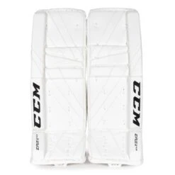 CCM Extreme Flex E5.5 Junior Goalie Leg Pads - Source Exclusive -Baue Hockey Shop ccm leg pads ccm extreme flex e5 5 junior goalie leg pads source exclusive white 26 1 28744299151426