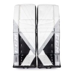 CCM Extreme Flex E5.5 Junior Goalie Leg Pads - Source Exclusive -Baue Hockey Shop ccm leg pads ccm extreme flex e5 5 junior goalie leg pads source exclusive white white black silver 26 1 28744299216962