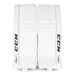 CCM Extreme Flex E5.9 Intermediate Goalie Leg Pads - Source Exclusive -Baue Hockey Shop ccm leg pads ccm extreme flex e5 9 intermediate goalie leg pads source exclusive white 30 1 28744300101698