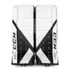 CCM Extreme Flex E5.9 Intermediate Goalie Leg Pads - Source Exclusive -Baue Hockey Shop ccm leg pads ccm extreme flex e5 9 intermediate goalie leg pads source exclusive white white black black 30 1 30346298490946